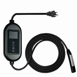 Tesla  NACS ev charger with LCD screen