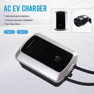 7kw 11kw 22kw Europe American Fast Ac Charging Pile